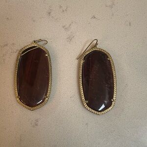 Brown Kendra earrings